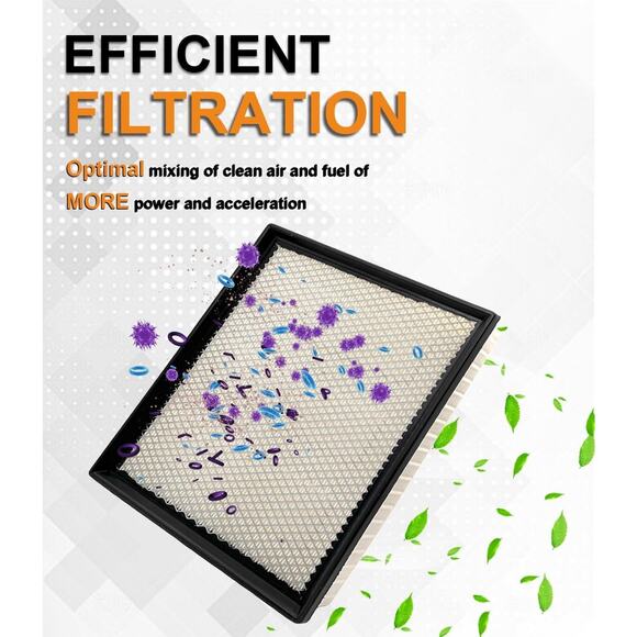 CA10165 Engine Air Filter Replacement for Honda Civic 2006-2011(1.8L), CA4309, C - Picture 4 of 6